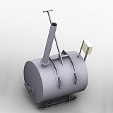 Крематор для термической утилизации животных КРН-300 Диз/Газ