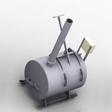 Крематор для термической утилизации животных КРН-200 Диз/Газ